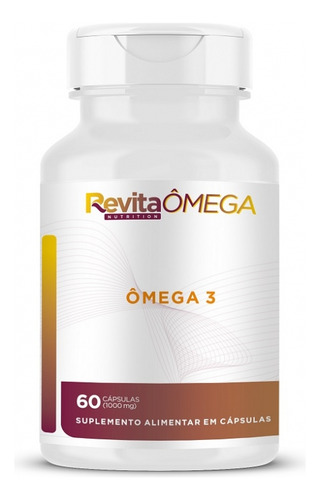 Revita Ômega 3 1000mg (60 Caps) - Revita Nutrition Sabor Natural