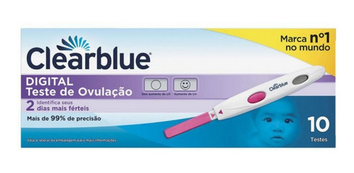 Clearblue Teste De Ovulação Digital 10 Tiras