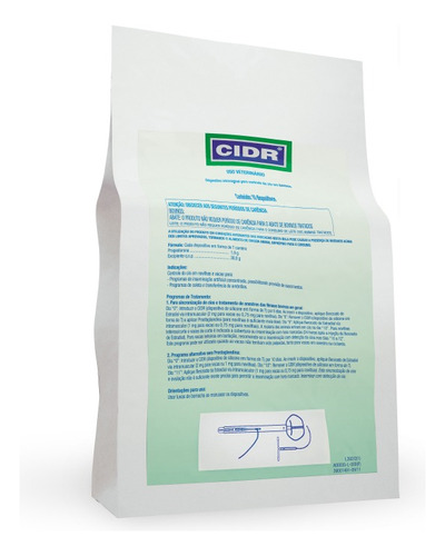 Cidr 10 Dispositivos Progesterona P/ Bovinos - Zoetis