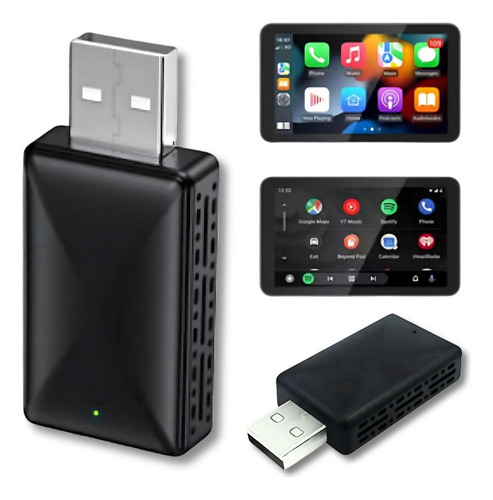 Adaptador Car Play /android Auto Wireless Sem Fio Automático