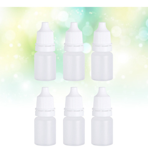 Frascos Goteros Exprimibles De Plástico Vacíos Blancos De 5