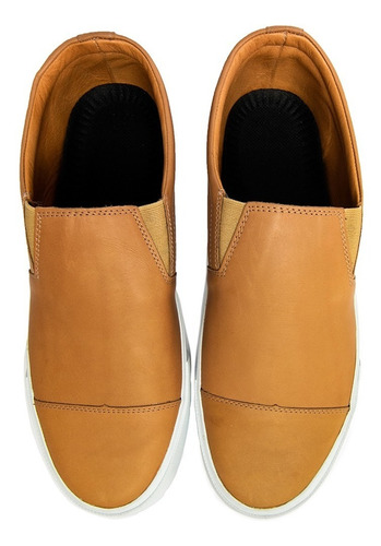Imagen 5 de 7 de Zapatillas Panchas Hombre Cuero Vacuno