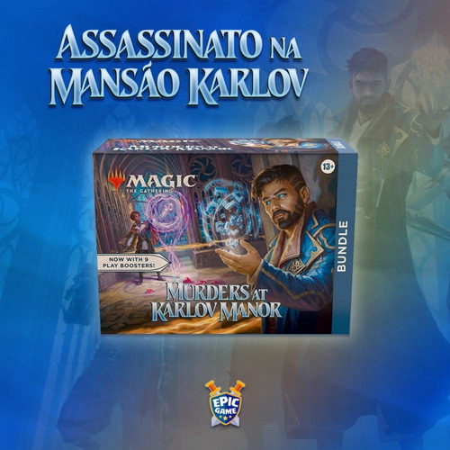 Bundle Magic The Gathering Assassinato Na Mansao Karlov En