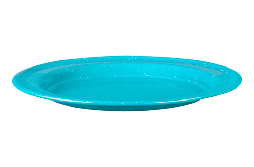 Set 3 Platos Planos 22 Cm Azul Turqueza Cinsa