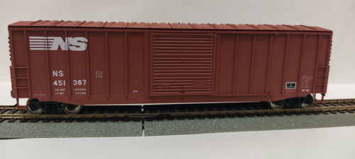 Vagón Box Car 50', Norfolk Southern, Accurail Kit, Ho