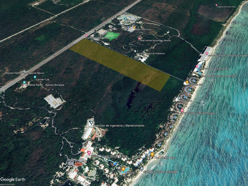 Terreno De 18 Ha En La Riviera Maya, 200 Metros Sobre La Carretera