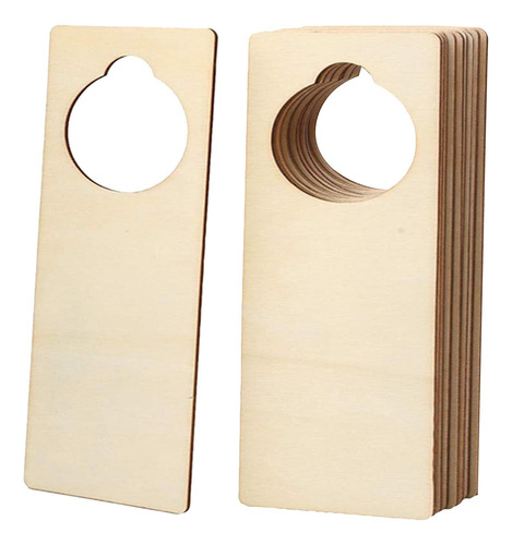 10 Piezas Perillas De Puerta De Madera Sin Rectángulo