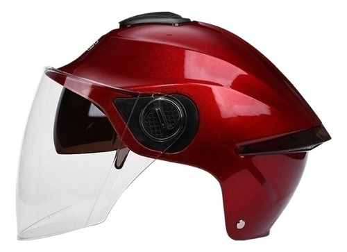 Casco De Moto De Doble Lente A Prueba De Sol General Mujer