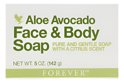 Sabonete Aloe Abacate Forever Body Soap Barra Avocado-face