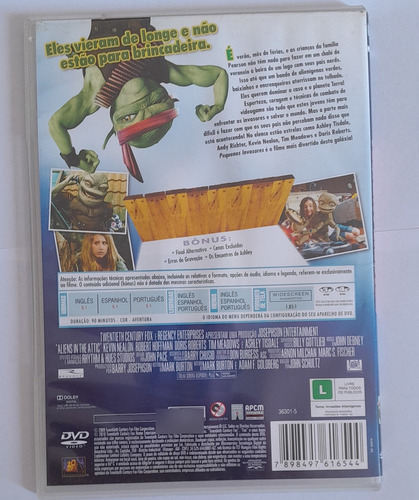 Dvd - Pequenos Invasores ( Original ) Slim