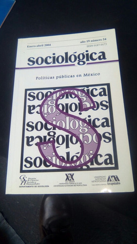 Sociologica Politicas Publicas De Mexico