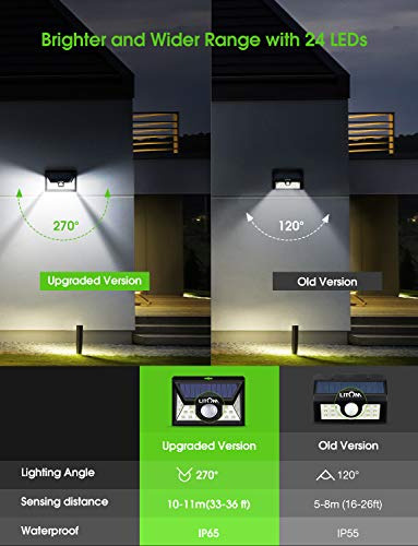 Luz Solar Acampar 3 Modo Opcional Sensor Movimiento Gran 2