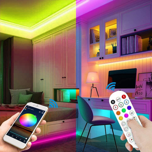 Controlador De Música Wifi Rgb Para Tira De Luz Led Infrarro
