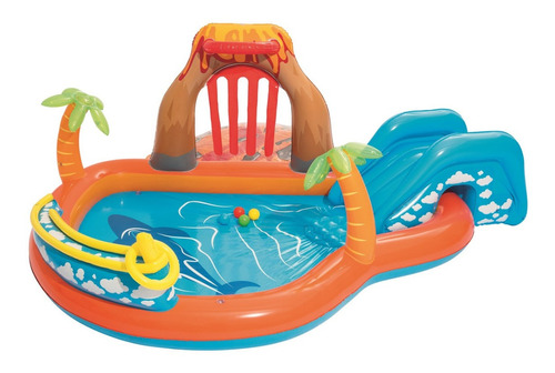 Piscina Centro De Juegos Acuático Lava Lagoon Bestway 53069