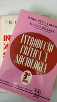 Comprar Kit 2 Livros Introdução À Sociologia E Introdução Crítica À Sociologia