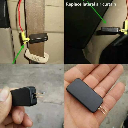 3 Simulador Bolsa De Aire Airbag Srs Cinturón De Seguridad