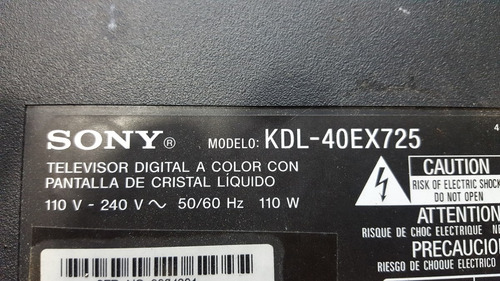 Parlantes 1-858-594-11 6oms 10w Tv Sony Led 40 Smart 40ex725