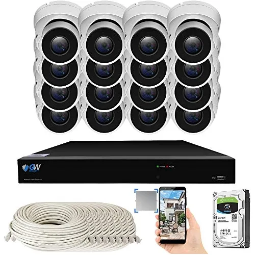 Ip Nvr Mp Seguridad Poe Camara