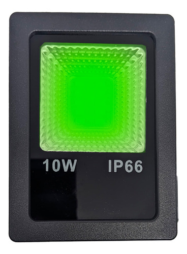 Refletor Holofote 10w Luz Verde A Prova D' Agua