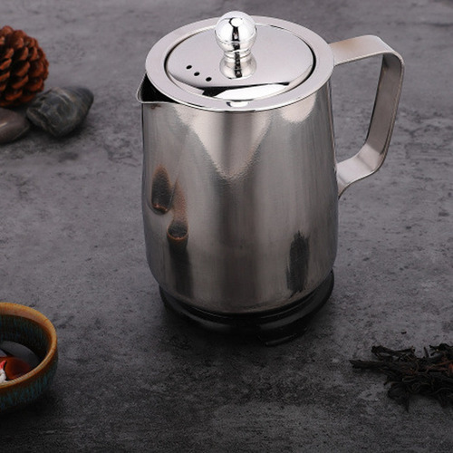 Imagen 12 de 12 de Tetera De 1 Litro, Cafetera De Té De Acero Inoxidable Para