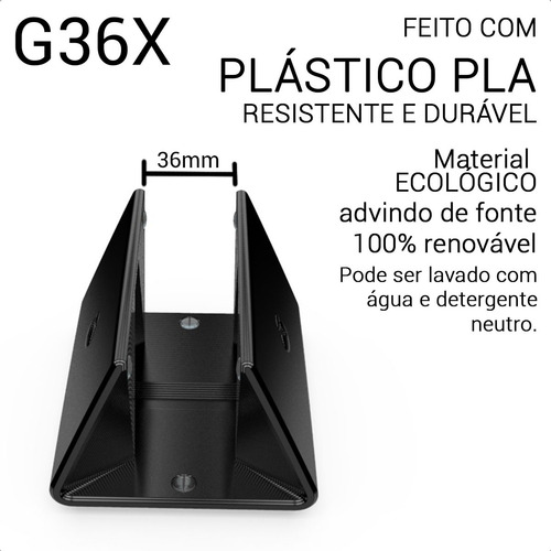 Suporte Notebook Vertical Apoio De Mesa G36x