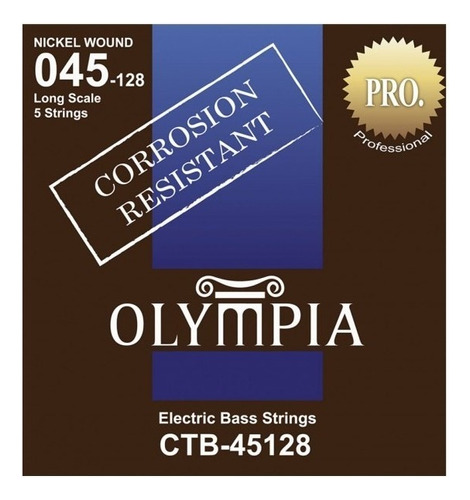 Encordado P/bajo 5c Olympia 045-128 Ctb45128