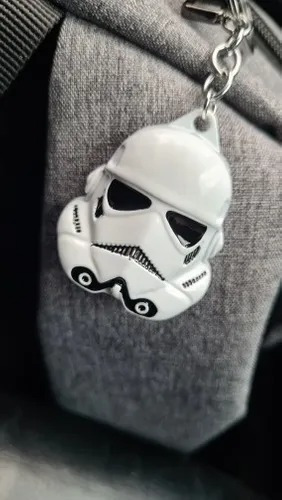 Llaveros Stars Wars Casco Blanco