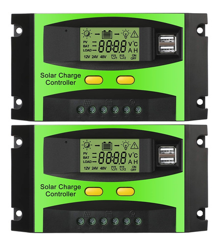 Unidad Controlador Carga Solar Panel Regulador Inteligente