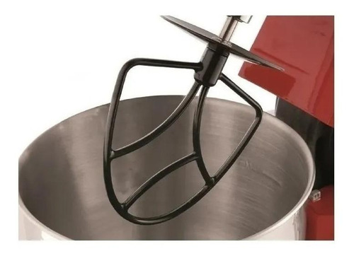 Imagen 4 de 5 de Batidora de pie Peabody PE-BM190 roja 220 V