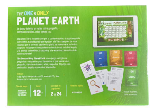 One And Only Planet Earth Juego De Mesa Educativo En Inglés