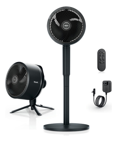 Ventilador Flexbreeze Inalámbrico Y Cable - Shark - Fa200laa Na Negro Negro Plástico 3