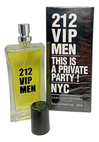 Perfume 212 Vip Men Masculino Tipo Importado 50 Ml Alta Qualidade Para Presente
