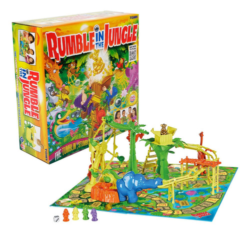 Juego De Acción Tomy Rumble In The Jungle -  Mesa  Fr80mn