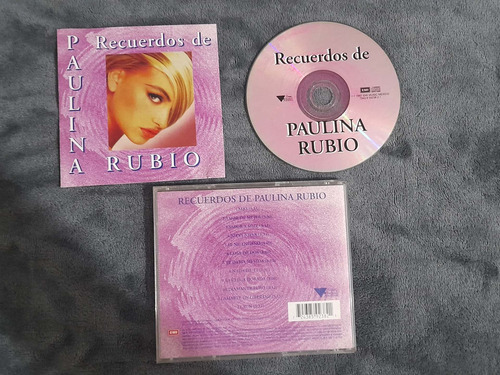 Paulina Rubio Cd Recuerdos Exitos 1997 Emi