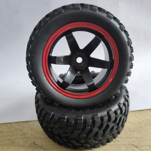 2 Unidades Para Neumáticos De Goma 1:10 De 75 Mm Y Llantas P