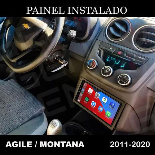 Multimidia Android 7polegadas Gm Agile 2011-16 Kit Completo