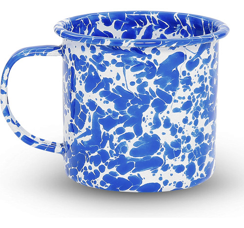 Taza Esmaltada Crow Canyon Home, 12 Onzas, Salpicadura (jugo