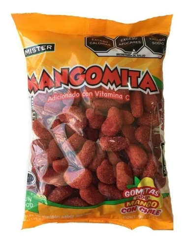 Imagen 1 de 1 de Mangomita Gomitas Sabor Mango Enchiladas 1kg