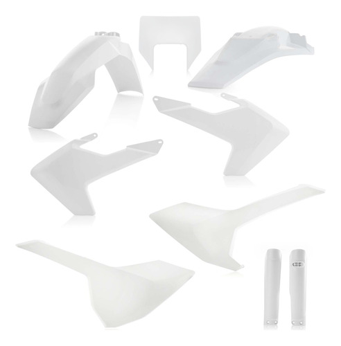 Kit Plasticos Husqvarna Te 125/250/300 17-18 Blanco One  