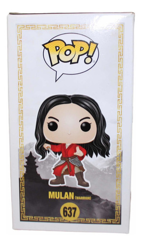 Funko Pop Mulan Warrior #637 (disney Mulan)