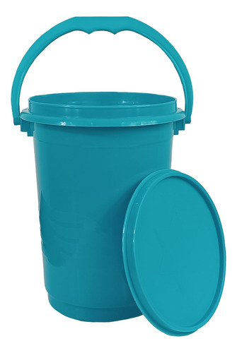 3 Cubetas Con Tapa De Platico 1.4 Litros Bote Lechero Jugo