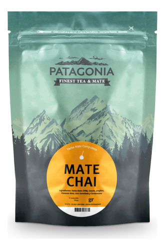 Yerba Mate Compuesta Patagonia Mate Chai X 150 G