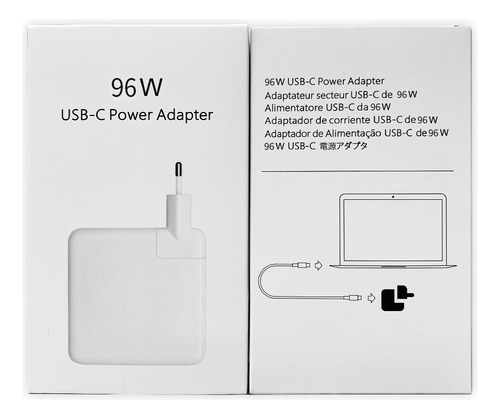 Cargador Para Macbook Pro Nuevo Tipo Usb-c 96w + Cable 2 Mts