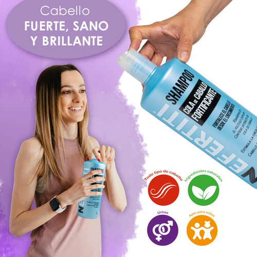 Shampoo Cola De Caballo Para Mayor Crecimiento De Cabello