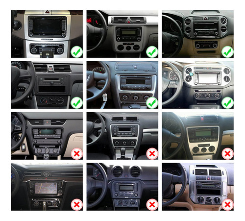 Autoestéreo 2+32g Carplay Cámara For Volkswagen Universal