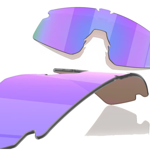 Máscara Lente Óculos Oakley Hydra Prizm Violet Reposição Cor Roxo