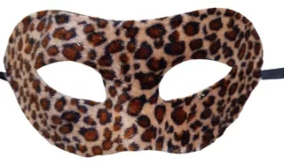 Kit Com 2 Máscara Estampa Animal Carnaval
