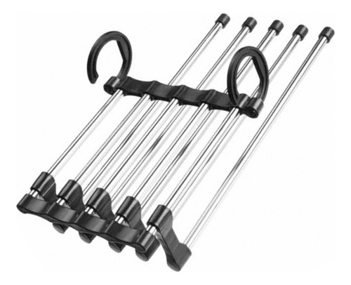 Perchero Y Estante De Almacenamiento Multiusos De Acero Inox