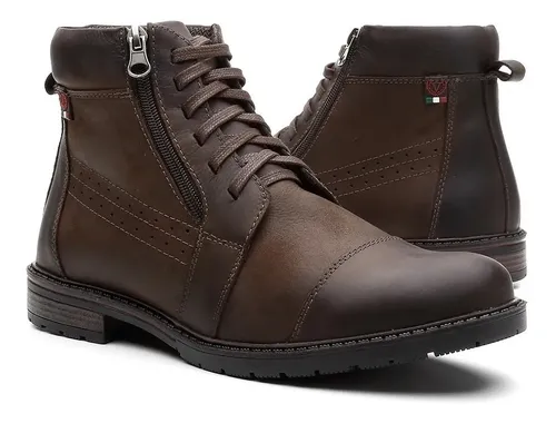 Bota coturno walkabout store zíper masculina