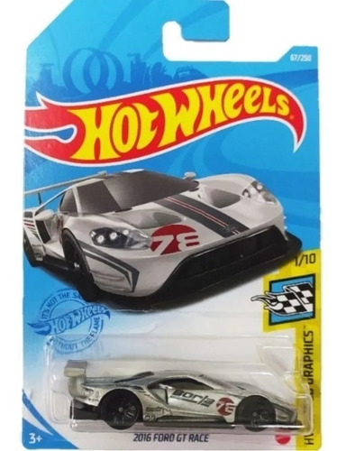 Hot Wheels 2016 Ford Gt Race 67/250 Hw Speed Graphics 1/10
